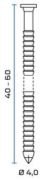 Ankerngel R20 - 4,0 x 50 NK Ring Box = 1.000 Stck