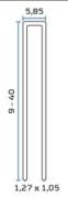 Klammer 90/25 NK Schachtel = 5.000 Stck