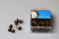 Zierngel 130 1/3 (11 mm) altgold gefleckt rtlich - 100 Stck